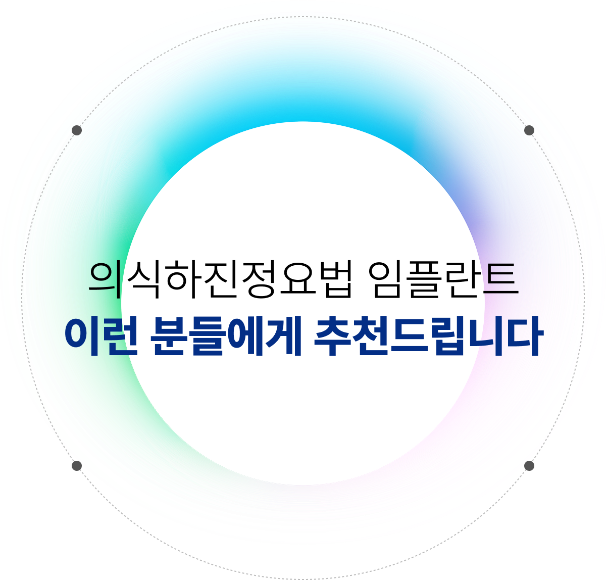 의식하진정요법 임플란트 이런 분들에게 추천드립니다